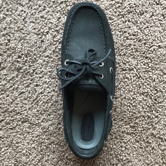 All black Sperry top-siders - Picture 3 of 3